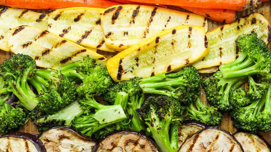 Grilled Greens Recipe With Contemporary Herb Dressing