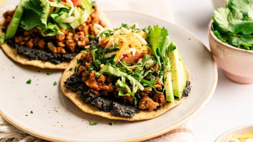 Floor Turkey Tostadas – {20-Minute Dinner}