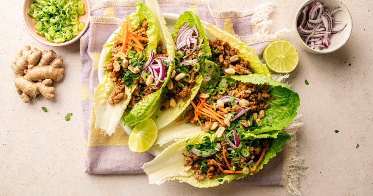 Thai Turkey Lettuce Wraps – {Candy, Spicy & Crunchy}
