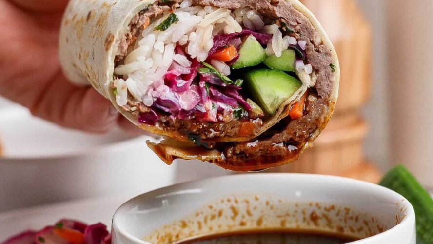 Korean Beef Smash Burritos (Crispy & Loaded!)