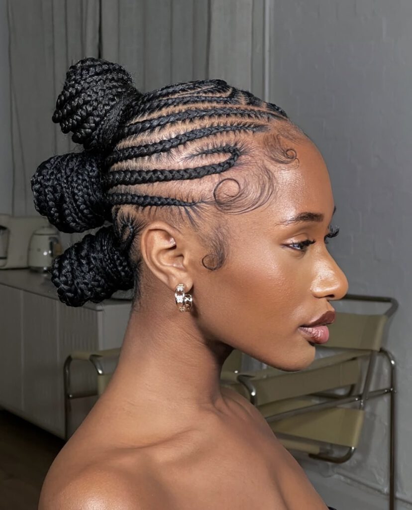 Summer braided updo hairstyles