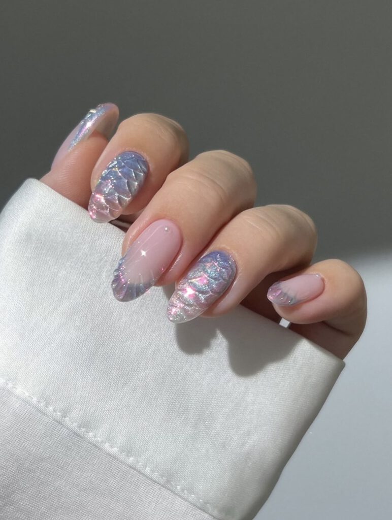 Seashell summer nail designs