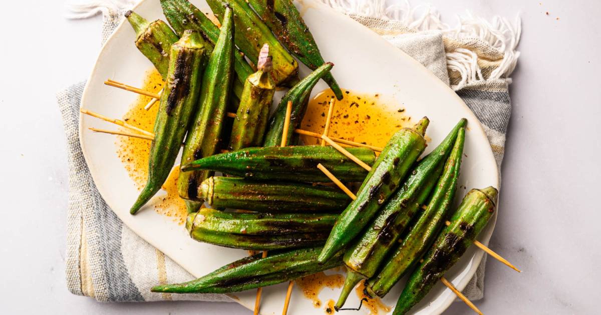 Finest Grilled Okra Recipe – {Cajun-Spiced, Quick And Tender}