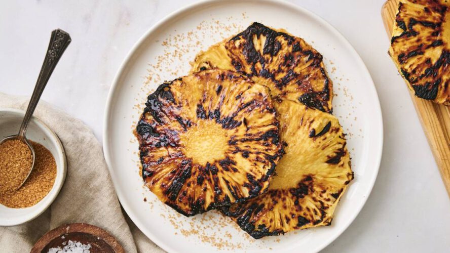 Grilled Pineapple {Good for Summer time Salads!}