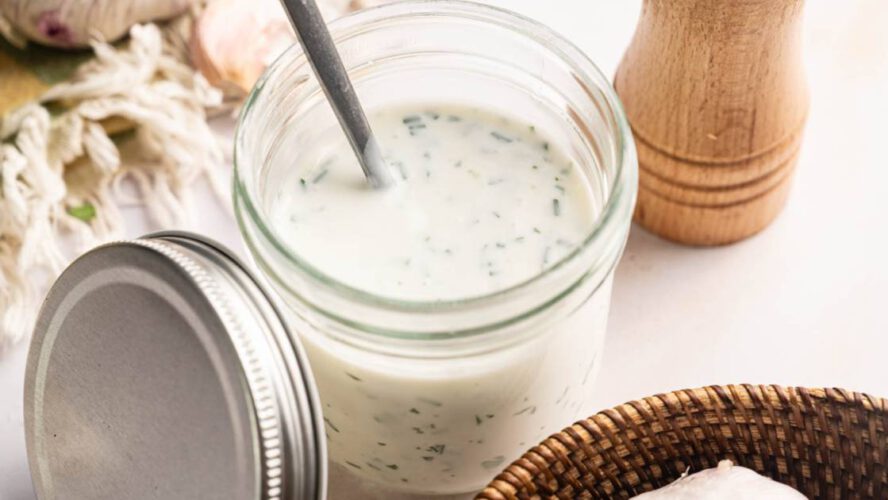 Wholesome Ranch Dressing – {Greek Yogurt, 5 Minutes}