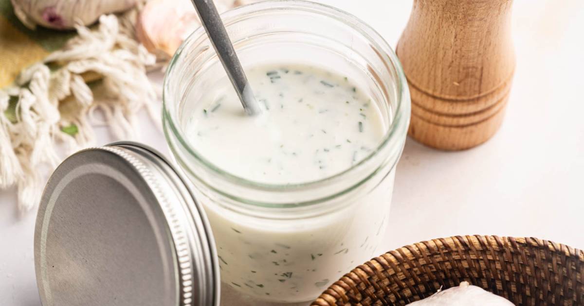 Wholesome Ranch Dressing – {Greek Yogurt, 5 Minutes}