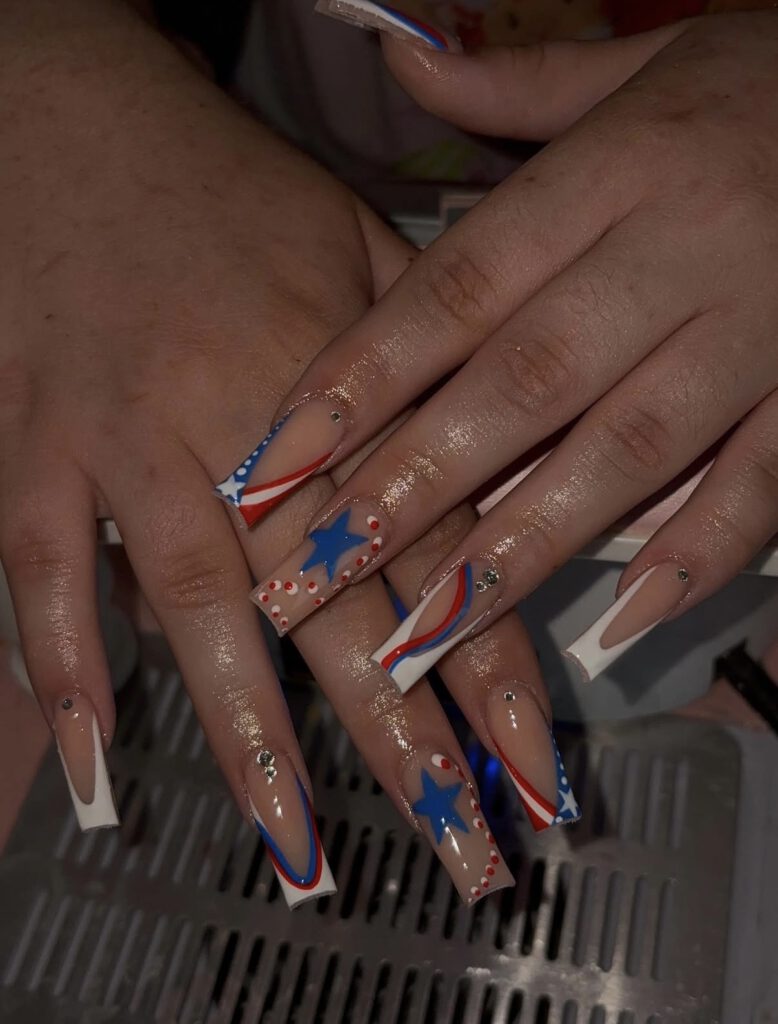 4th of July nail designs