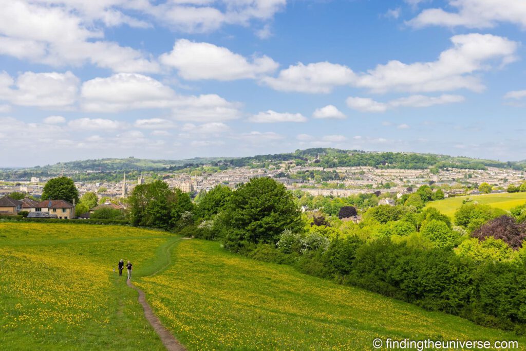 View from Bath Skyline walk by Laurence Norah