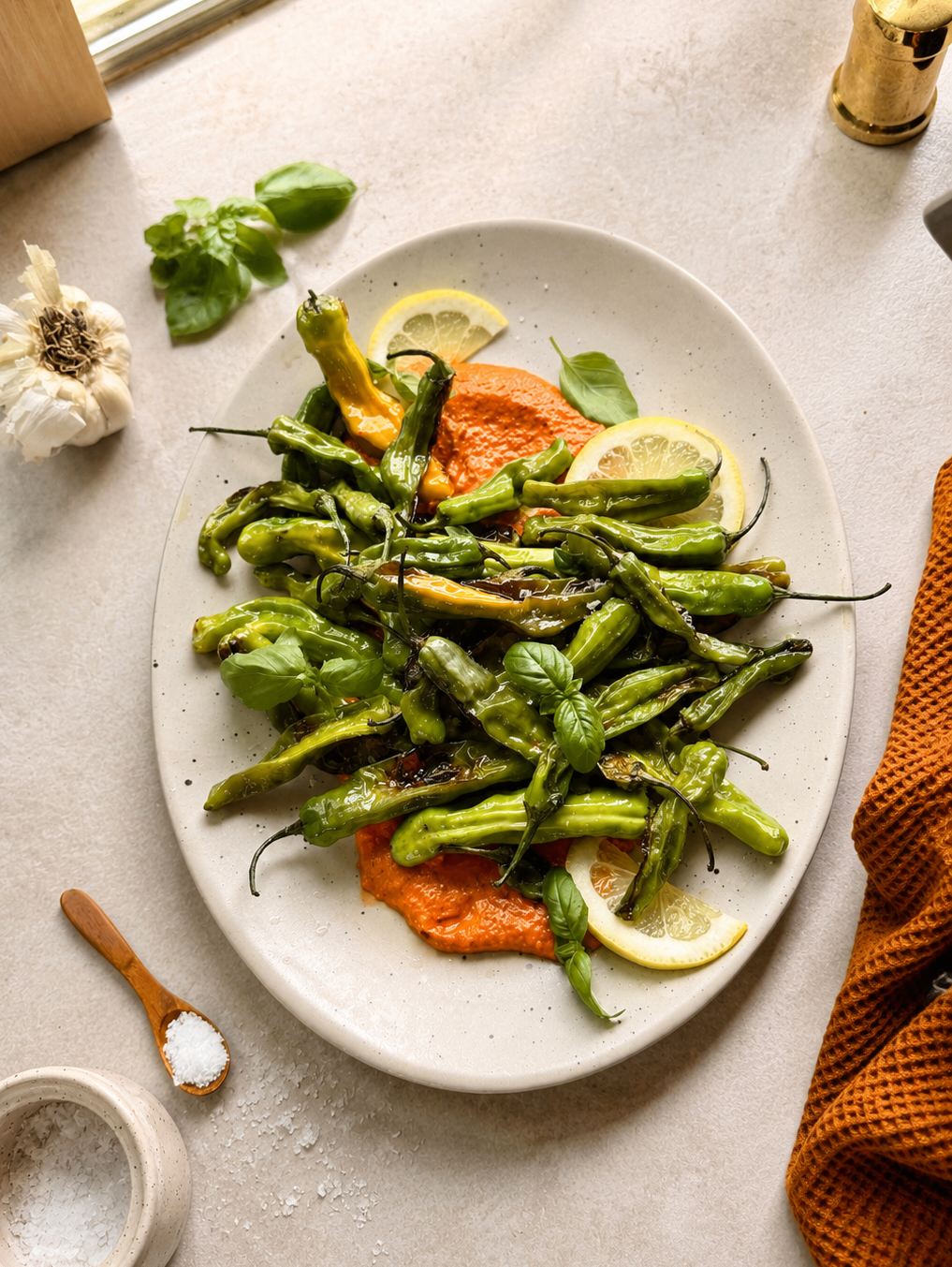 Shishito Peppers with Romesco Are the Finest Summer season Appetizer