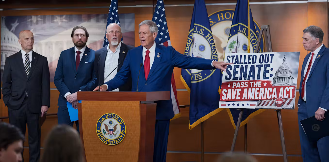 Republicans management Congress, so why is Trump’s SAVE America Act caught?