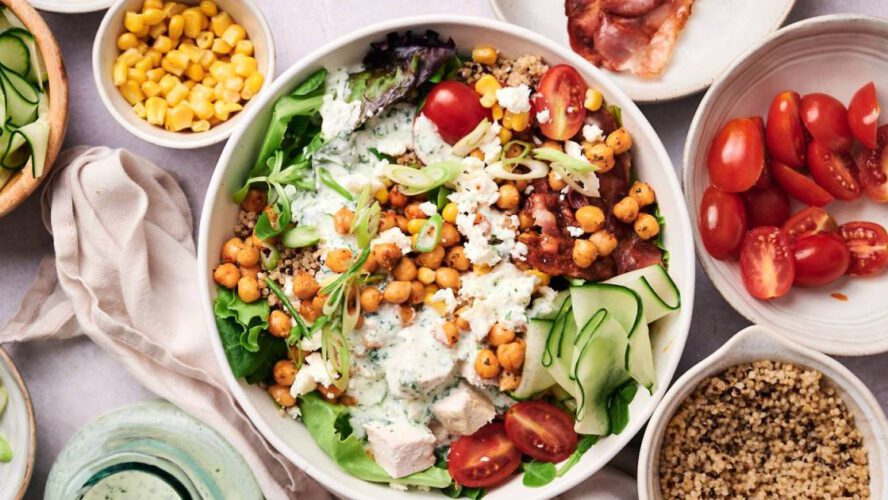 25 Excessive-Protein Salad Bowls – {Straightforward, Filling Meals}