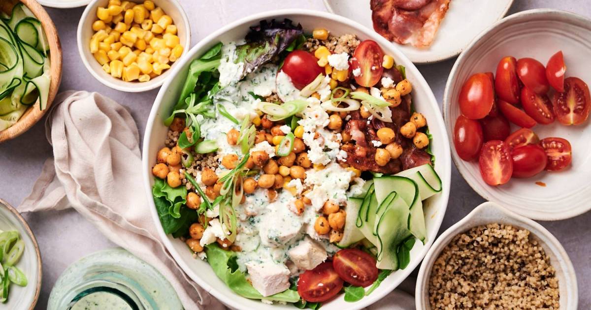 25 Excessive-Protein Salad Bowls – {Straightforward, Filling Meals}