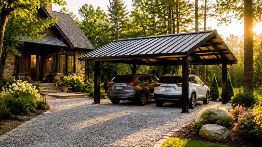 Why Metal Canopies Provide Higher Safety Than Wooden