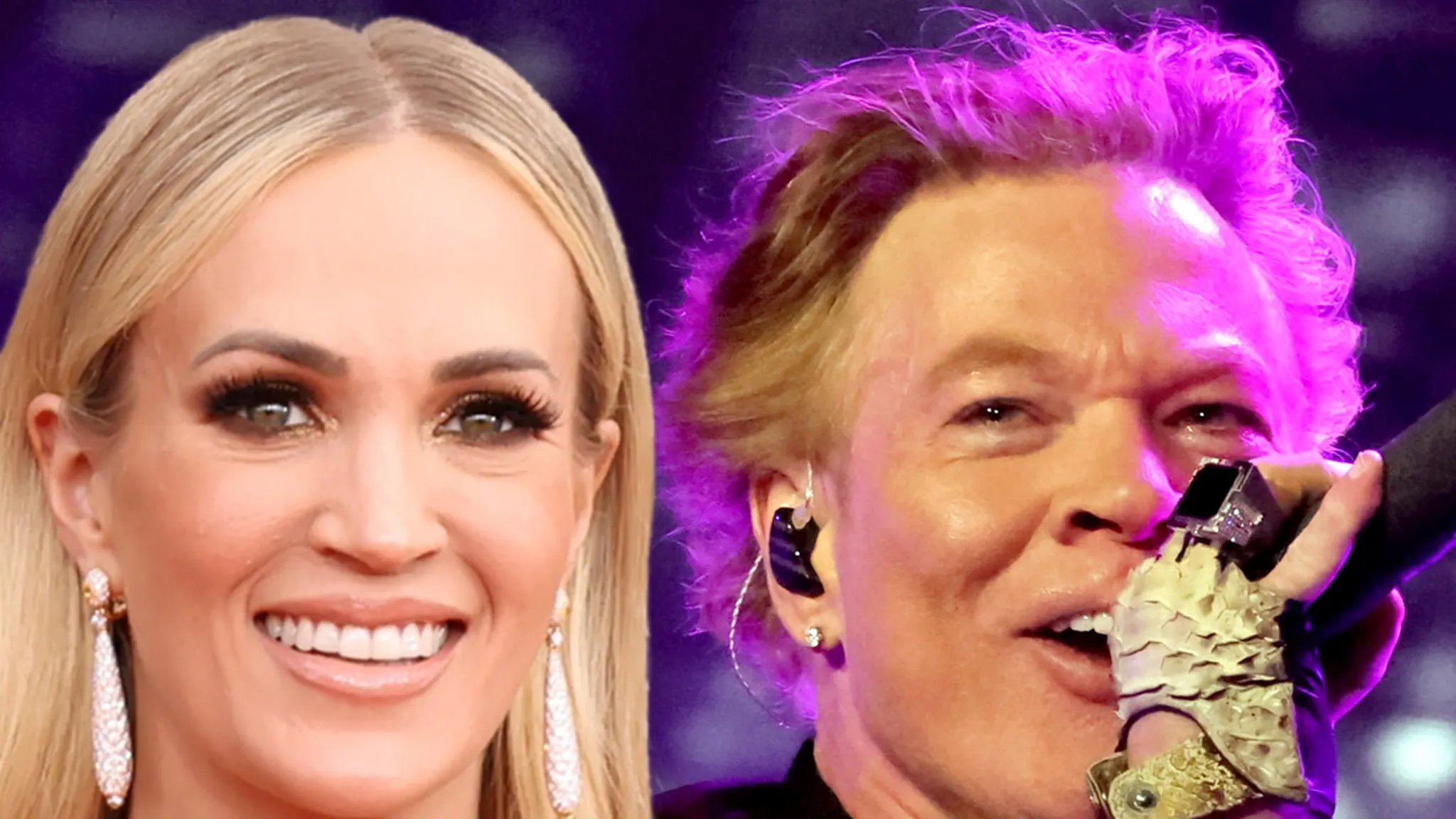 Carrie Underwood Being Mentored By Axl Rose As She Works on Rock Music