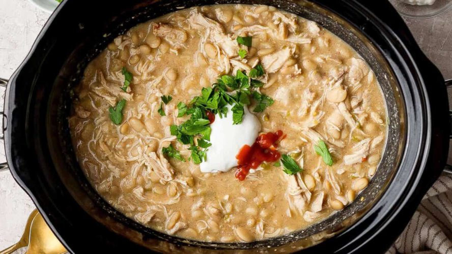 Crockpot White Hen Chili (Dump-and-Go Prep)