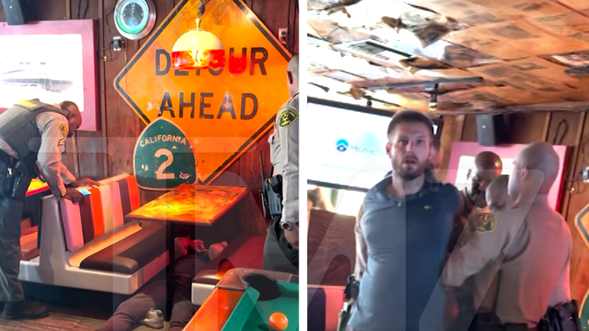 Hayden Panettiere’s BF Seen Wobbly, Spitting In Bar Throughout Wild Barney’s Beanery Arrest