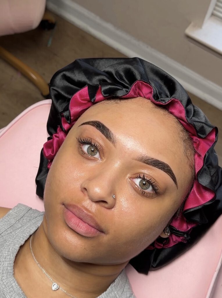 Eyebrow tinting trend