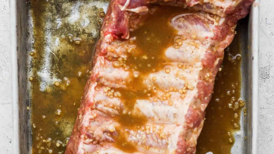 Rib Marinade Recipe (Maple Dijon)