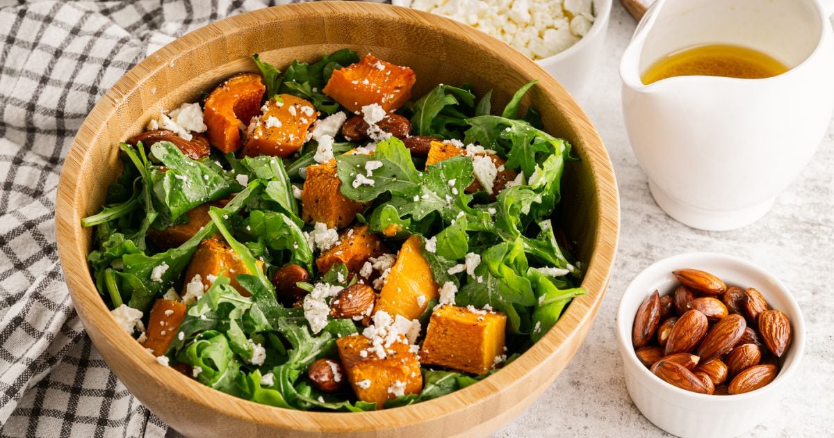 Roasted Butternut Squash Salad (Make Forward)- Slender Kitchen
