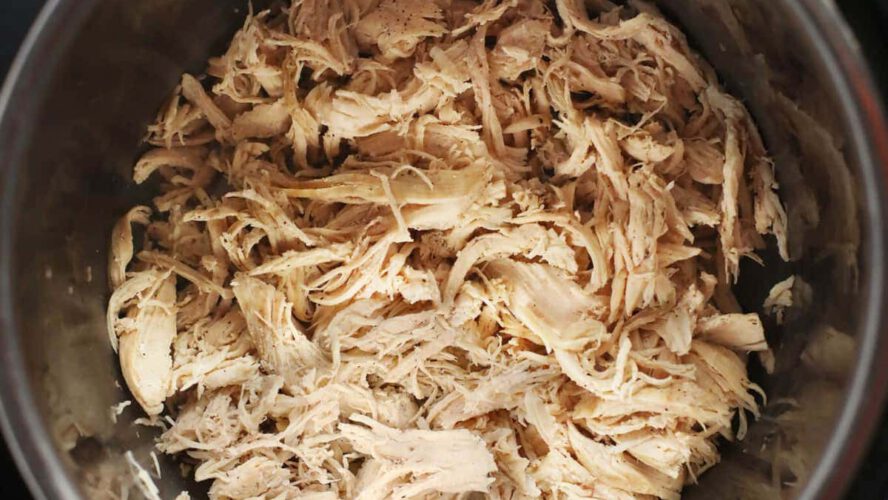 On the spot Pot Shredded Hen (Contemporary or Frozen)