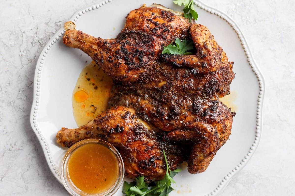 Spatchcock Rooster (Roasted)