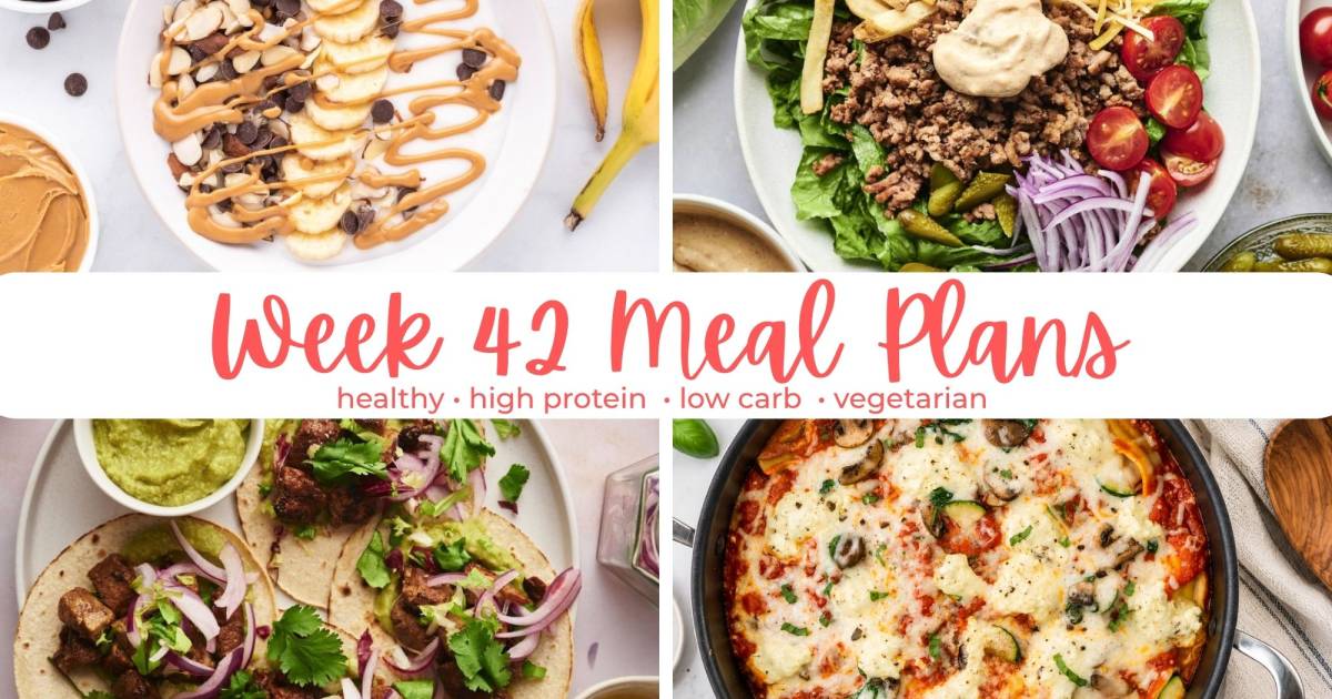 Wholesome Weekly Meal Plans (Oct 11 – Oct 17, 2026)