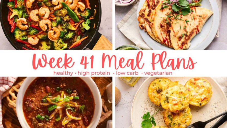Wholesome Weekly Meal Plans (Oct 5 – Oct 10)