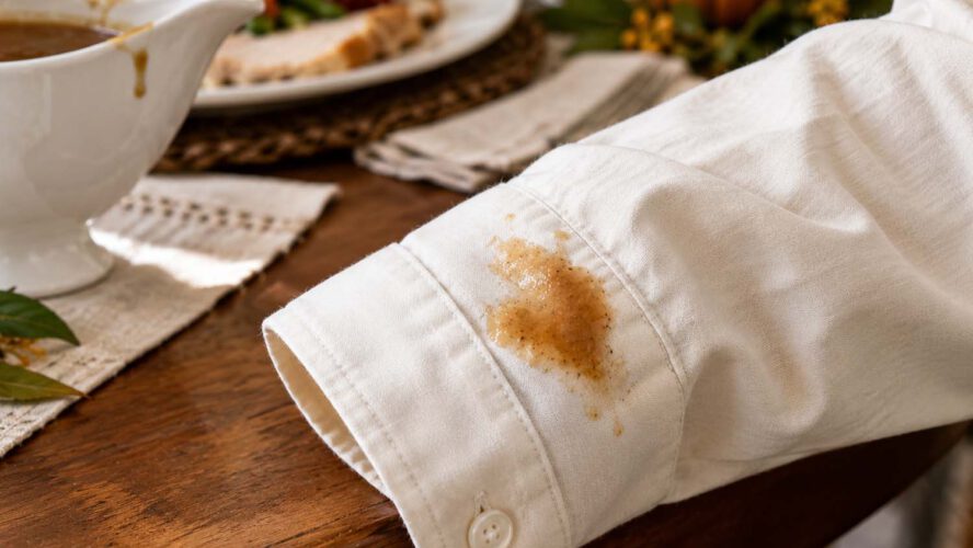 The right way to Get Gravy Out of Garments: 4 Easy Steps